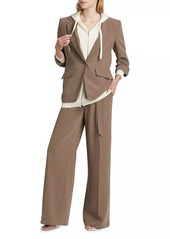 Cinq a Sept Genna Belted Crepe Pants