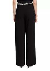 Cinq a Sept Genna Crystal-Embellished Wide-Leg Pants