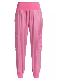 Cinq a Sept Giles Satin Jogger Pants