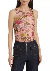 Cinq a Sept Hana Floral Dasha Top