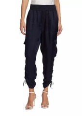 Cinq a Sept Ivette Ruched Cargo Pants