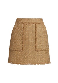 Cinq a Sept Jaycie Bouclé-Knit Miniskirt