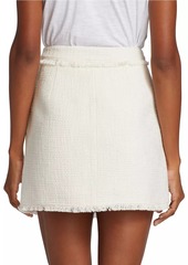 Cinq a Sept Jaycie Bouclé-Knit Miniskirt