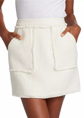 Cinq a Sept Jaycie Bouclé-Knit Miniskirt