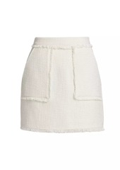 Cinq a Sept Jaycie Bouclé-Knit Miniskirt