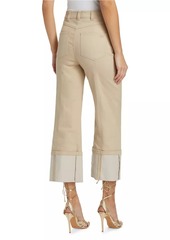 Cinq a Sept Kaia Cuffed Straight-Leg Pants