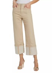 Cinq a Sept Kaia Cuffed Straight-Leg Pants