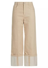 Cinq a Sept Kaia Cuffed Straight-Leg Pants