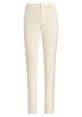 Cinq a Sept Kerry Paisley-Embroidered Pants