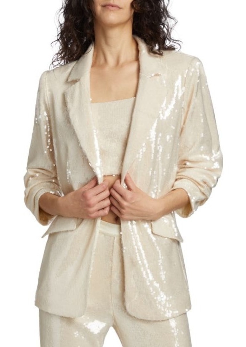 Cinq a Sept Kimmi Sequin-Embroidered Blazer