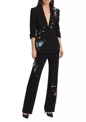 Cinq a Sept Kingsley Floral Paillette Pants