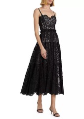 Cinq a Sept Lana Lace Cocktail Dress