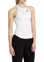 Cinq a Sept Lizzie Necklace-Embellished Tank