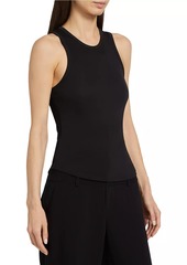 Cinq a Sept Lizzie Ribbed Jersey Tank