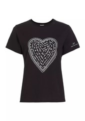 Cinq a Sept Love Letter Rhinestone T-Shirt