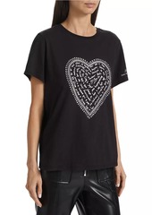 Cinq a Sept Love Letter Rhinestone T-Shirt