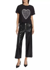 Cinq a Sept Love Letter Rhinestone T-Shirt