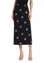 Cinq a Sept Malti Crystal Dot Maxi Skirt