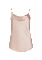 Cinq a Sept Marta Silk Cowlneck Cami Top