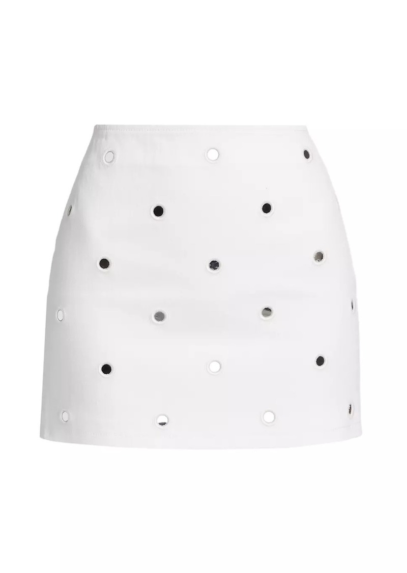 Cinq a Sept Mirror Denim Doris Skirt