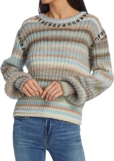 Cinq a Sept Myra Striped Sweater