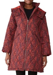 Cinq a Sept Nico Floral Hooded Puffer Jacket