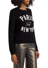 Cinq a Sept Paris New York Crewneck Sweater