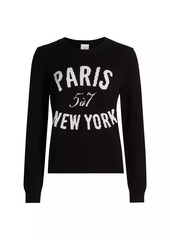 Cinq a Sept Paris New York Crewneck Sweater