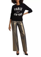 Cinq a Sept Paris New York Crewneck Sweater