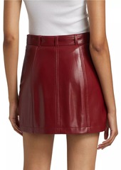 Cinq a Sept ​Quin Vegan Leather Miniskirt