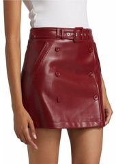 Cinq a Sept ​Quin Vegan Leather Miniskirt