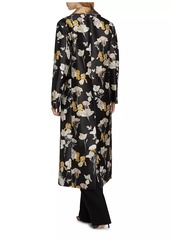 Cinq a Sept Rabia Floral-Beaded Single-Breasted Coat