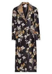 Cinq a Sept Rabia Floral-Beaded Single-Breasted Coat