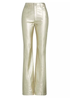 Cinq a Sept Shailene Snake Metallic Flare Pants