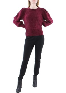 Cinq a Sept Womens Shaker Knit Crewneck Pullover Sweater