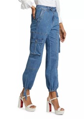 Cinq a Sept Zola Denim Cargo Pants