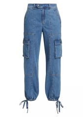 Cinq a Sept Zola Denim Cargo Pants