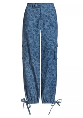 Cinq a Sept Zola Floral Denim Pants