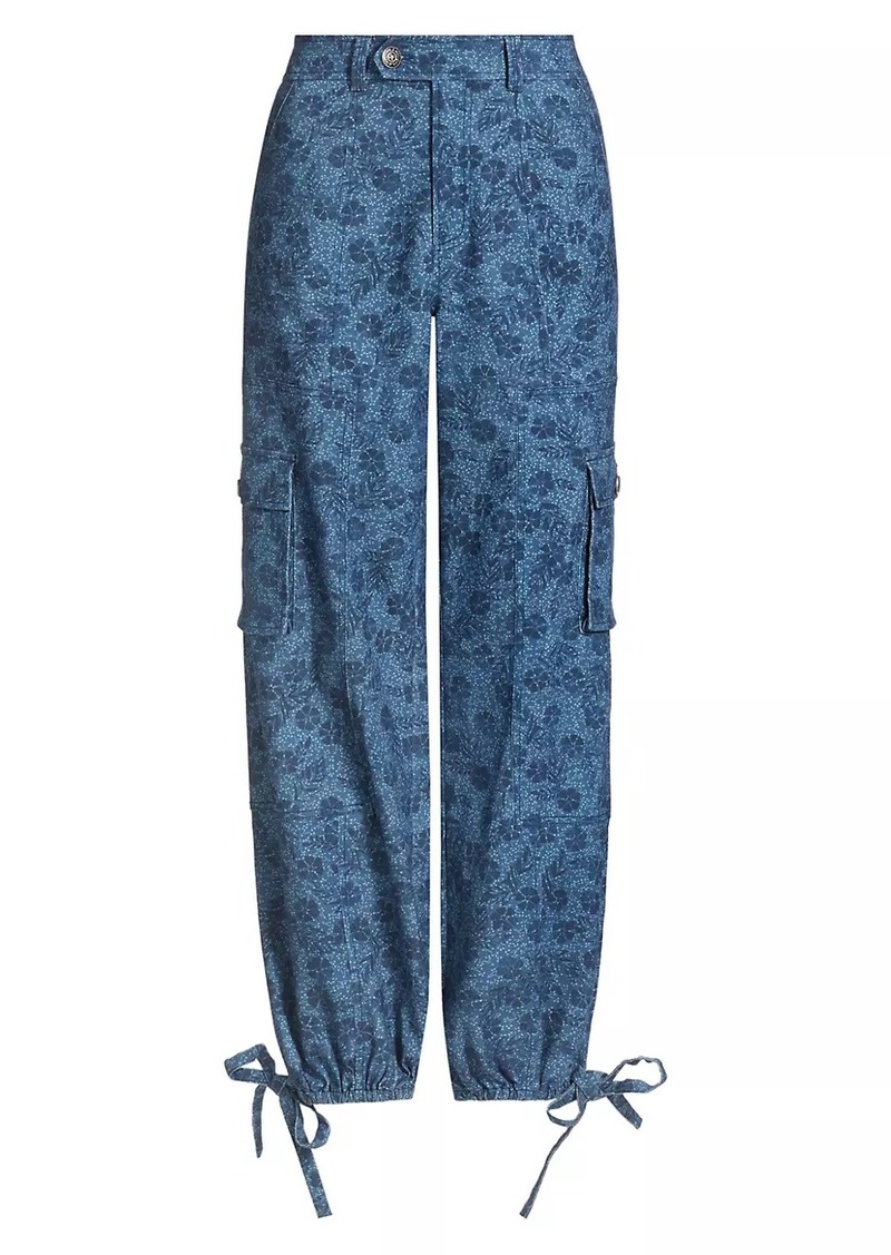 Cinq a Sept Zola Floral Denim Pants