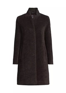 Cinzia Rocca Alpaca Single-Breasted Coat