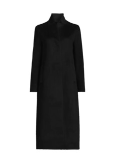 Cinzia Rocca Cashmere Single-Breasted Coat