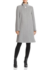 Cinzia Rocca Icons Wool & Cashmere Stand-Collar Coat