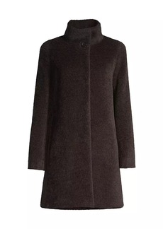 Cinzia Rocca Three-Quarter Length Alpaca Coat
