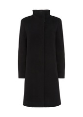 Cinzia Rocca Wing-Collar Wool-Cashmere Coat