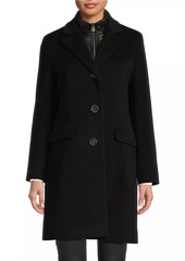 Cinzia Rocca Wool-Blend Single-Breasted Coat