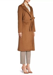 Cinzia Rocca Wool-Blend Wrap Coat