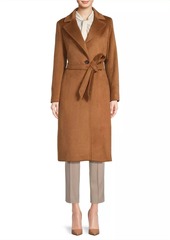 Cinzia Rocca Wool-Blend Wrap Coat