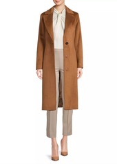 Cinzia Rocca Wool-Blend Wrap Coat