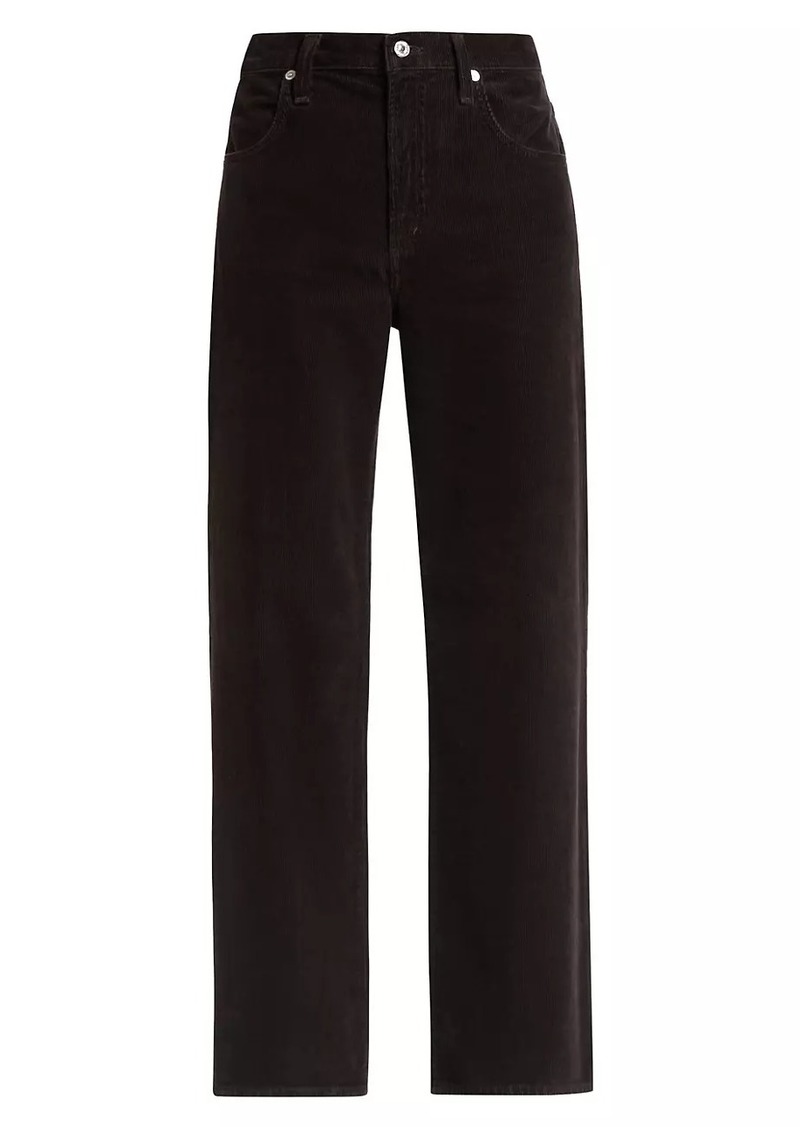 Citizens of Humanity Annina 33 Corduroy Stretch-Cotton Pants