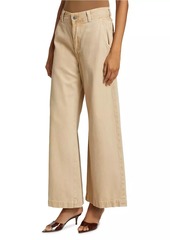 Citizens of Humanity Beverly Cotton-Blend Wide-Leg Jeans